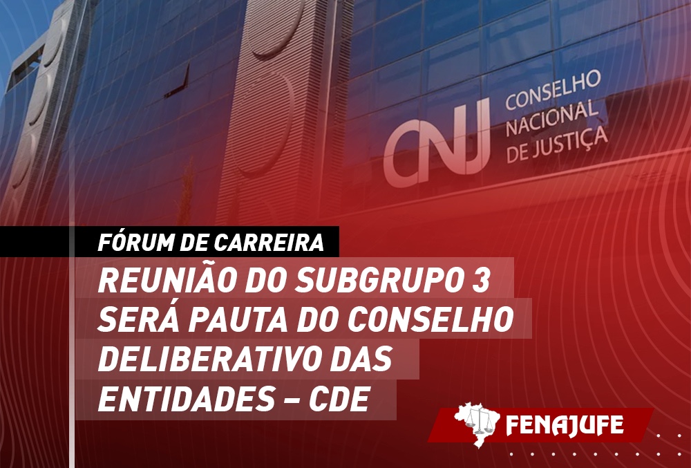 F Rum De Carreira Reuni O Do Subgrupo Ser Pauta Do Conselho