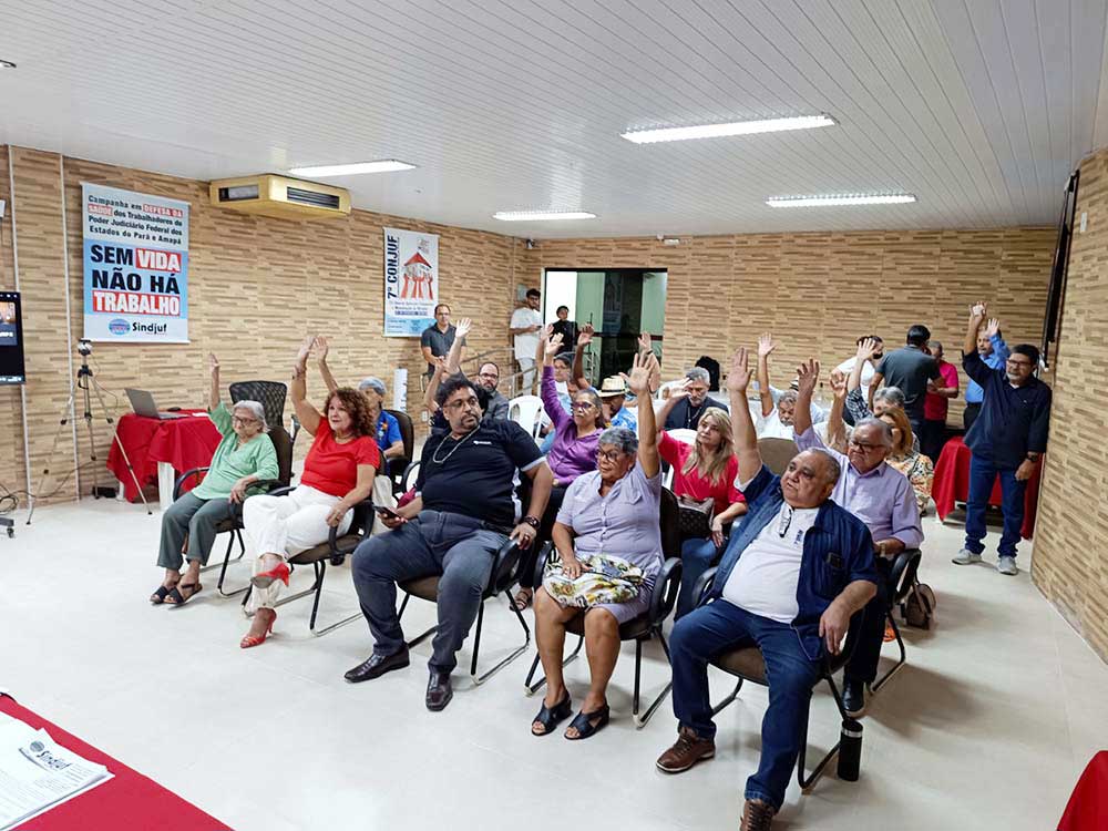 Prestação de contas: filiados aprovam por unanimidade, em Assembleia, as contas do exercício de 2024 do Sindjuf-PA/AP